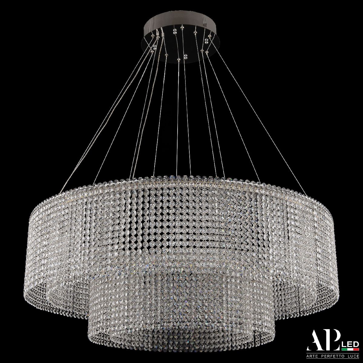 Подвесная люстра Arte Perfetto Luce Sicilia SH02.93.2D.A.Ni.4000