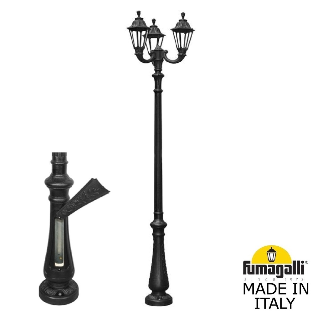 Садово-парковый светильник Fumagalli NEBO OFIR/RUT 3L E26.202.R30.AYE27