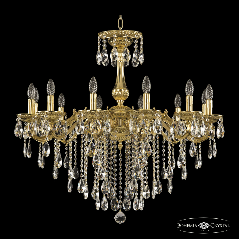 Подвесная люстра Bohemia Ivele Crystal 75102/12/300 B G
