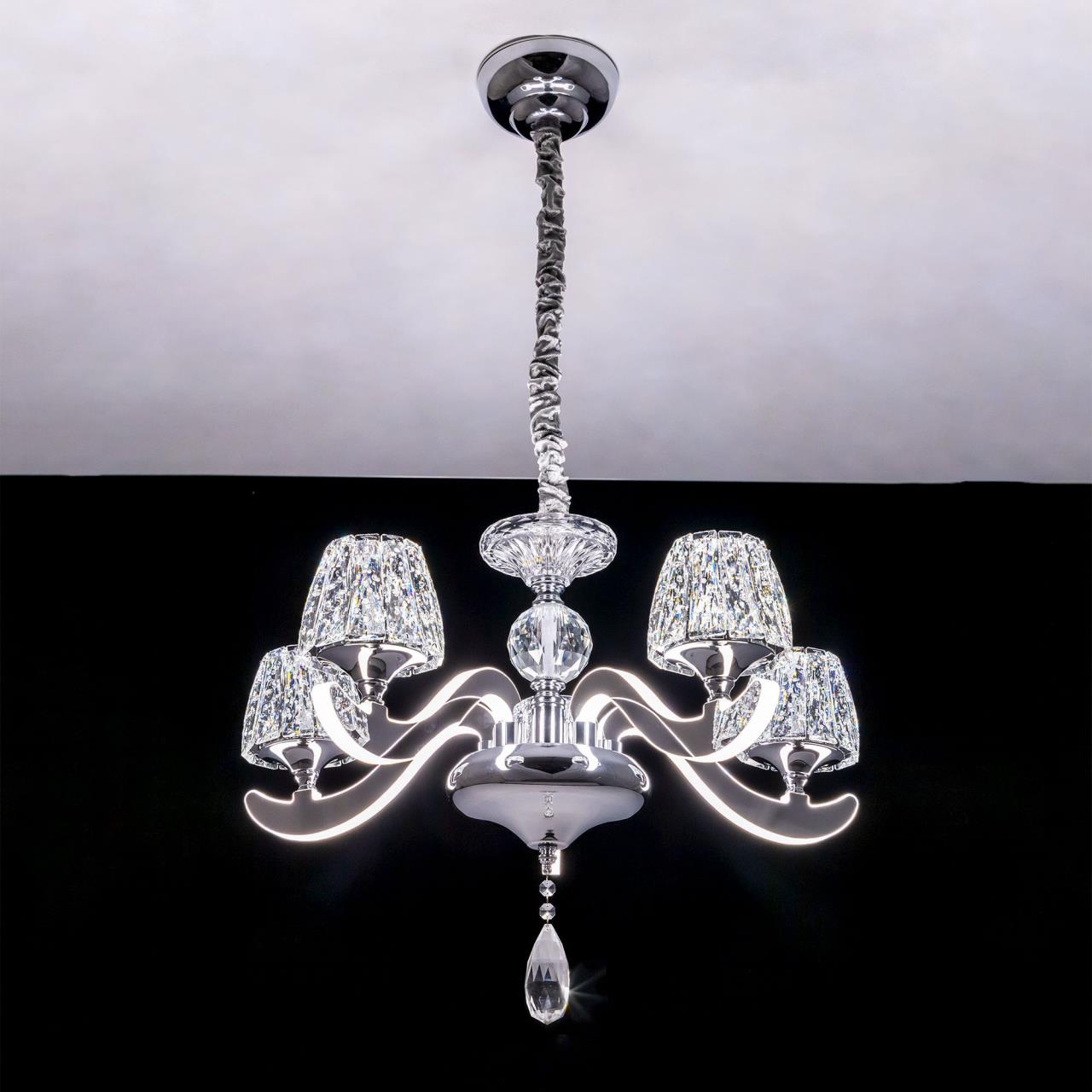 Подвесная светодиодная люстра Citilux Montserrat EL338P05