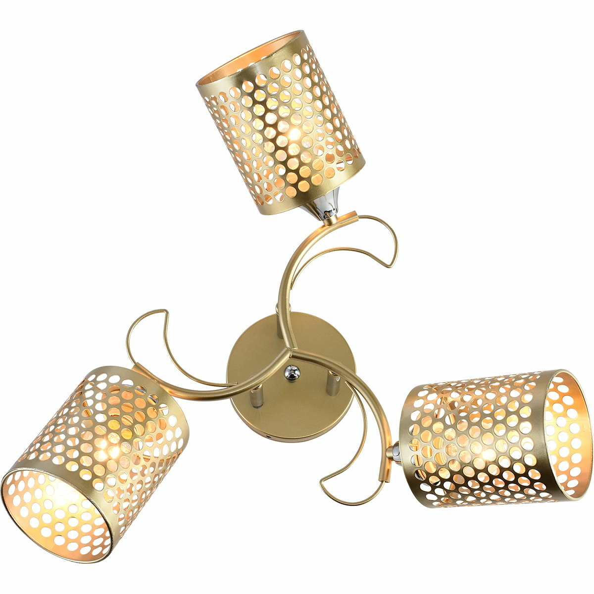 Люстра на штанге Reluce 01322-0.3-03 MATT GOLD+CR