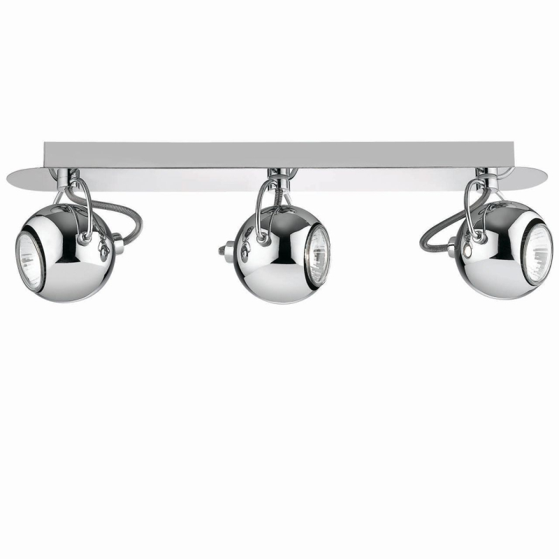 Спот Ideal Lux Lunare AP3 Cromo 066813