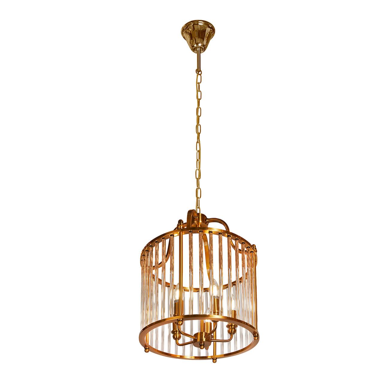 Подвесная люстра iLamp Qeens P2437-5 Bronze