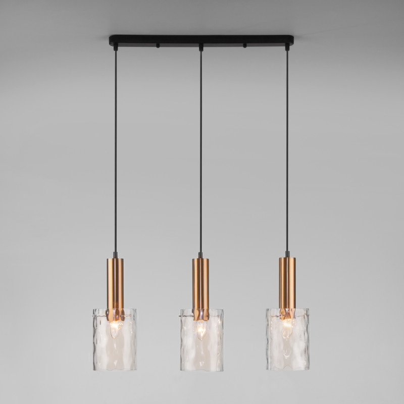 Подвесной светильник Eurosvet 50177/3 черный/бронза