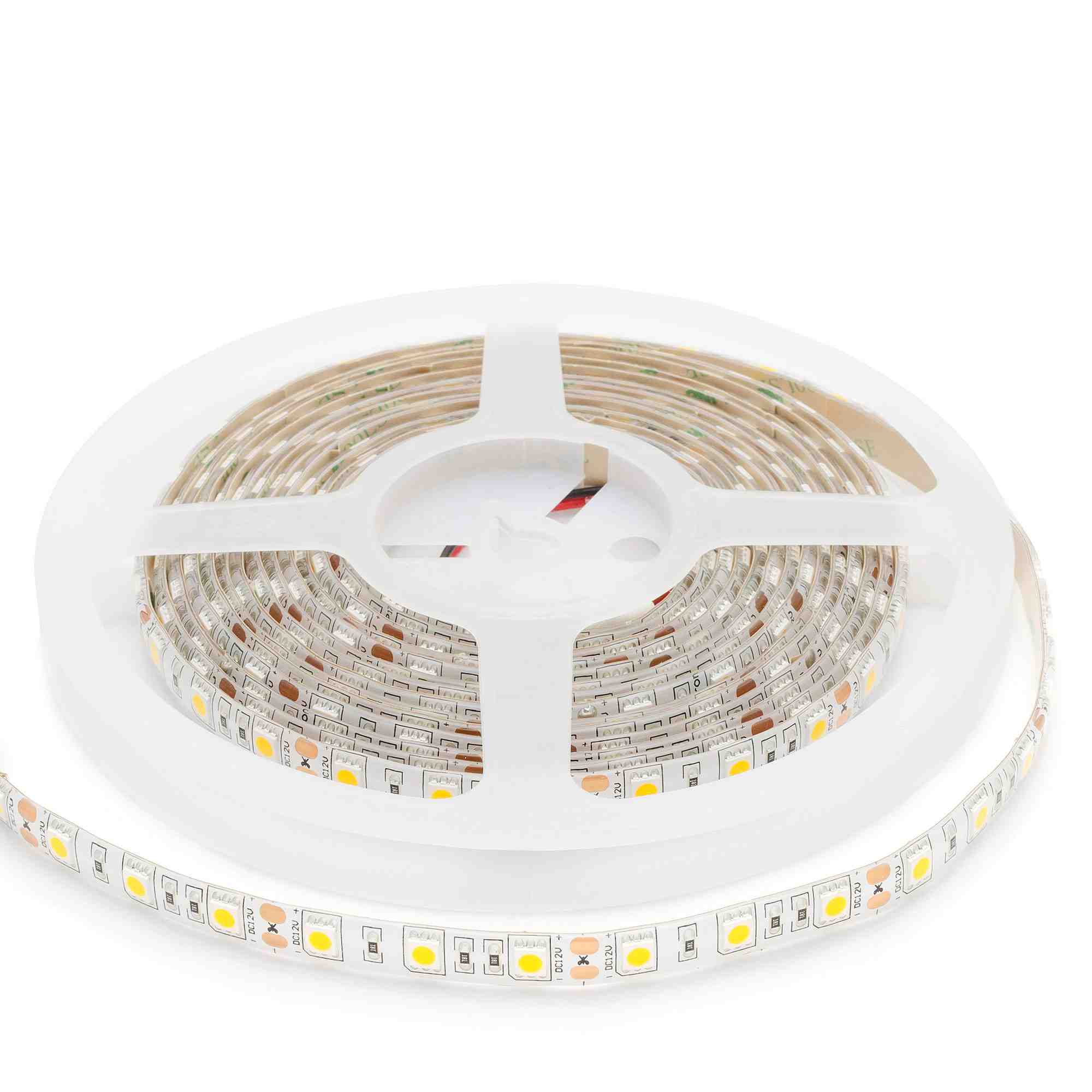 Светодиодная лента Apeyron 12В СТ 14,4Вт/м smd5050 60д/м IP65 700Лм/м 5м 3000К 11BL