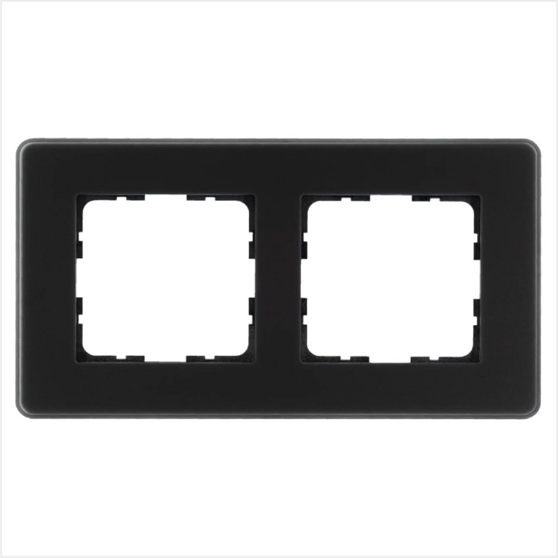 Рамка 2-постовая Jasmart G-Glass G1002GB-RM