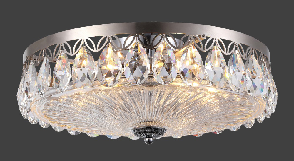 Потолочный светильник Crystal Lux Canaria PL6 D480 Nickel