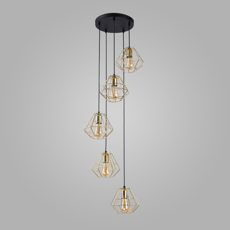 Подвесной светильник TK Lighting 1781 Diamond Gold
