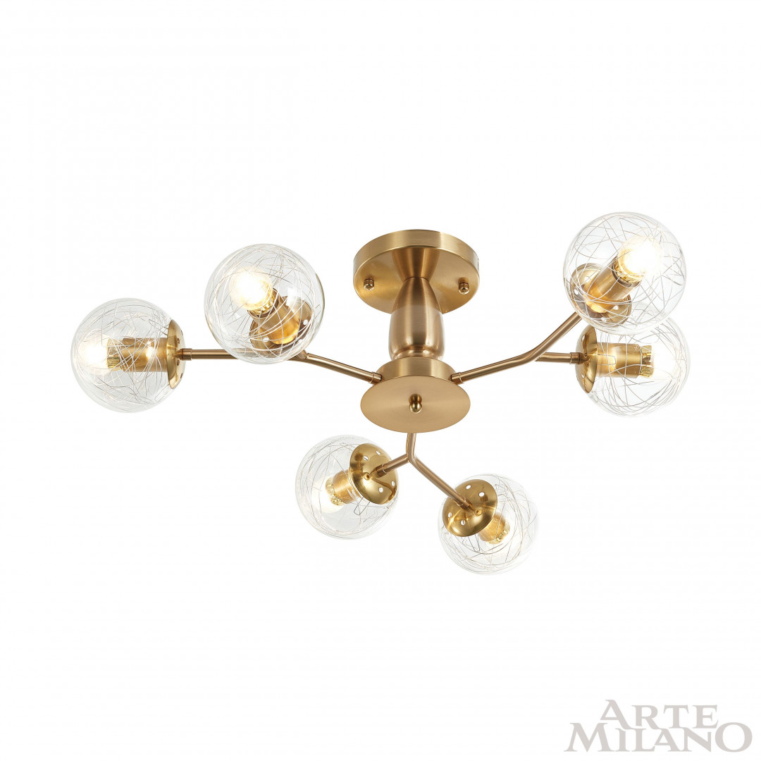 Потолочная люстра Arte Milano Neapolis 275908/6 GD