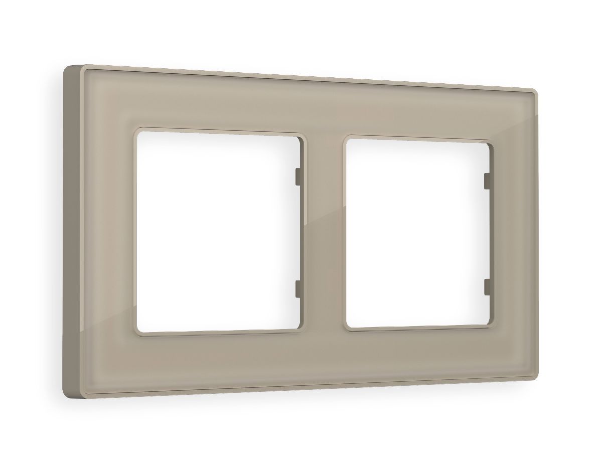 Рамка двухместная Ambrella Volt Arctic AF580362