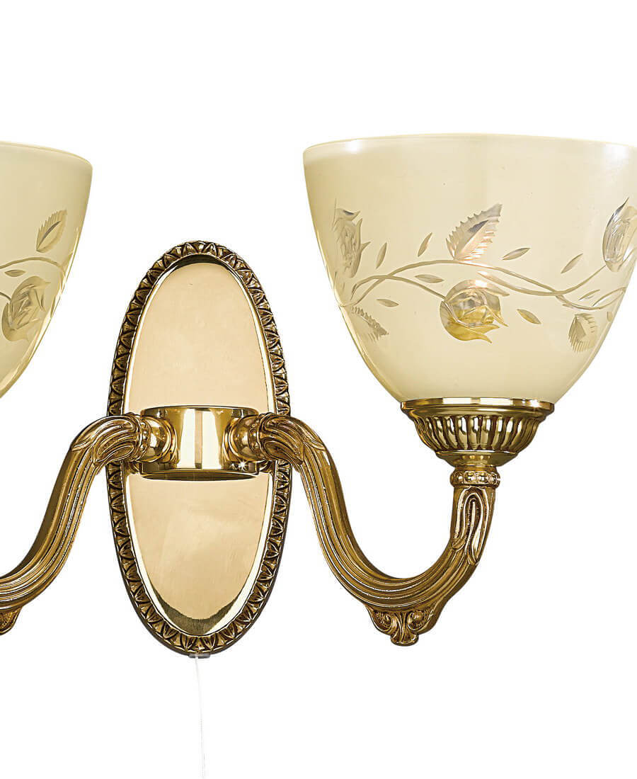 Бра с выключателем на корпусе Reccagni Angelo A 6358/2