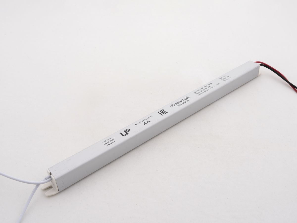Блок питания LEDS POWER 48Вт 12В Super Slim 390072