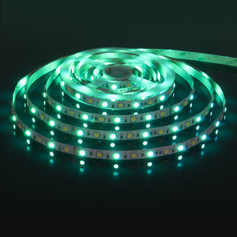 Светодиодная лента Elektrostandard 24V 14,4W 60Led 5050+5050 IP20 MIX RGB/холодный белый, 5м 4690389172274