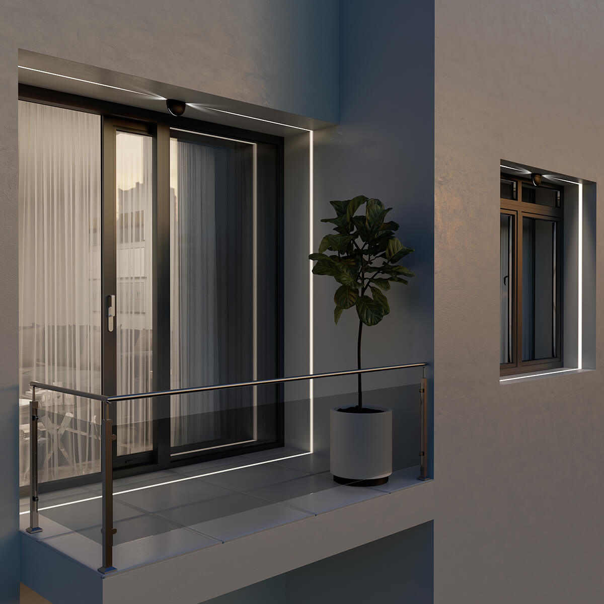 Уличный светильник Elektrostandard 1630 TECHNO LED черный