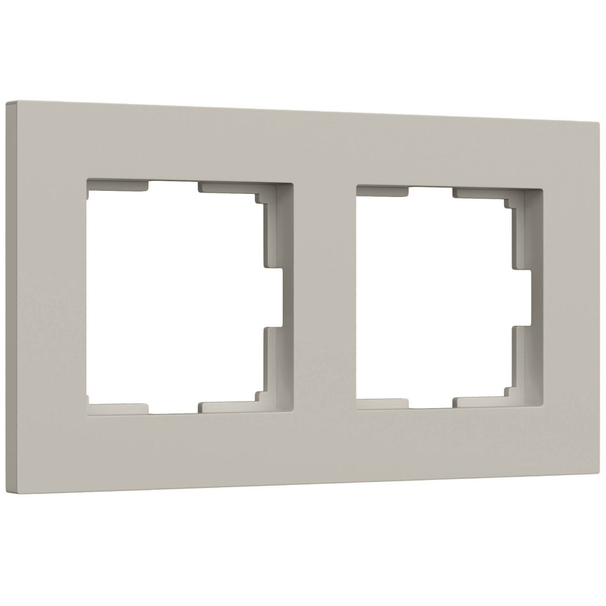 Рамка на 2 поста Werkel Slab (дымчатый софт) W0022917 4690389218415 a071621