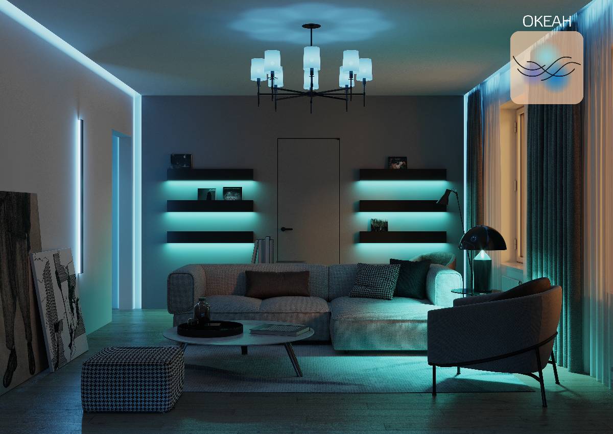 Лампа светодиодная диммируемая Gauss E27 8,5W 2700-6500K RGBW матовая 1170112