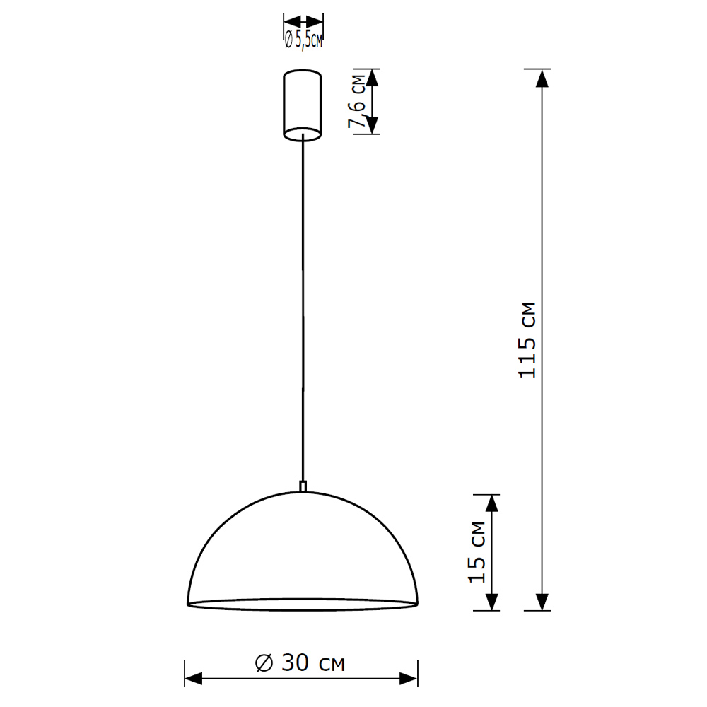 Подвесной светильник LightHall Aurora 30 LH032033