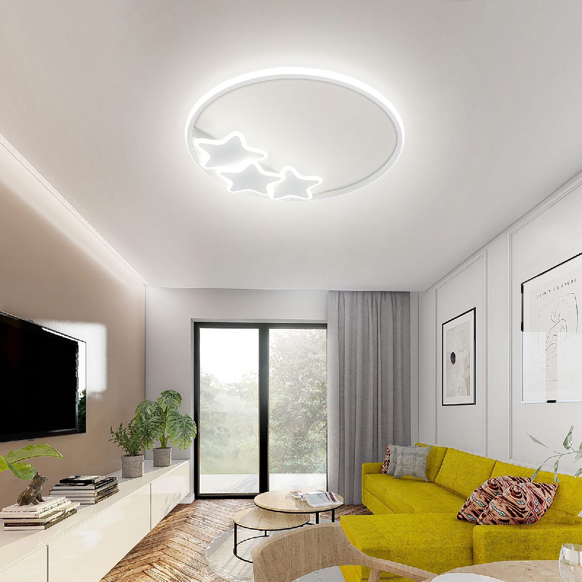 Потолочная люстра Natali Kovaltseva Stars LED LAMPS 81180