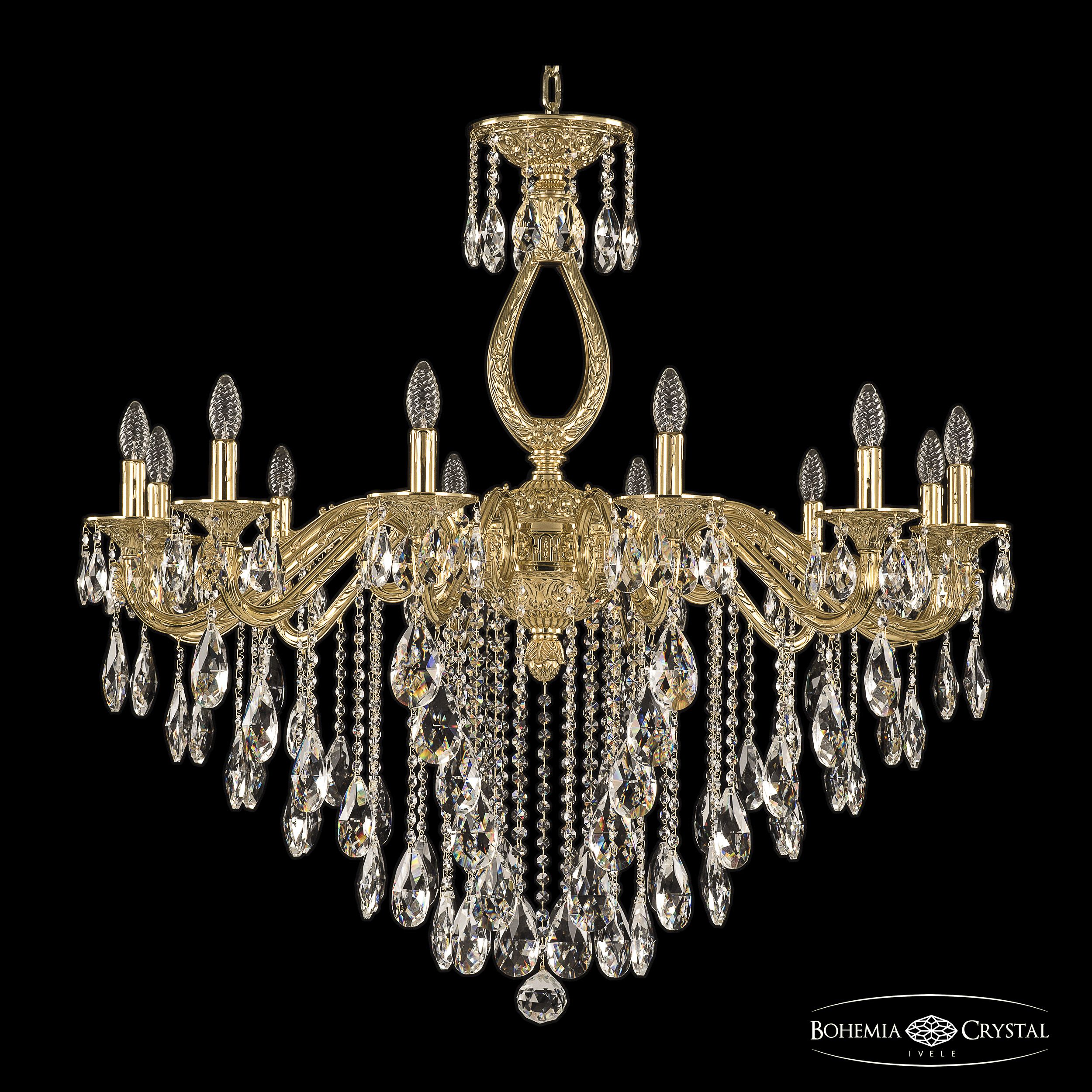 Подвесная люстра Bohemia Ivele Crystal Florence 71302/12/360 B G