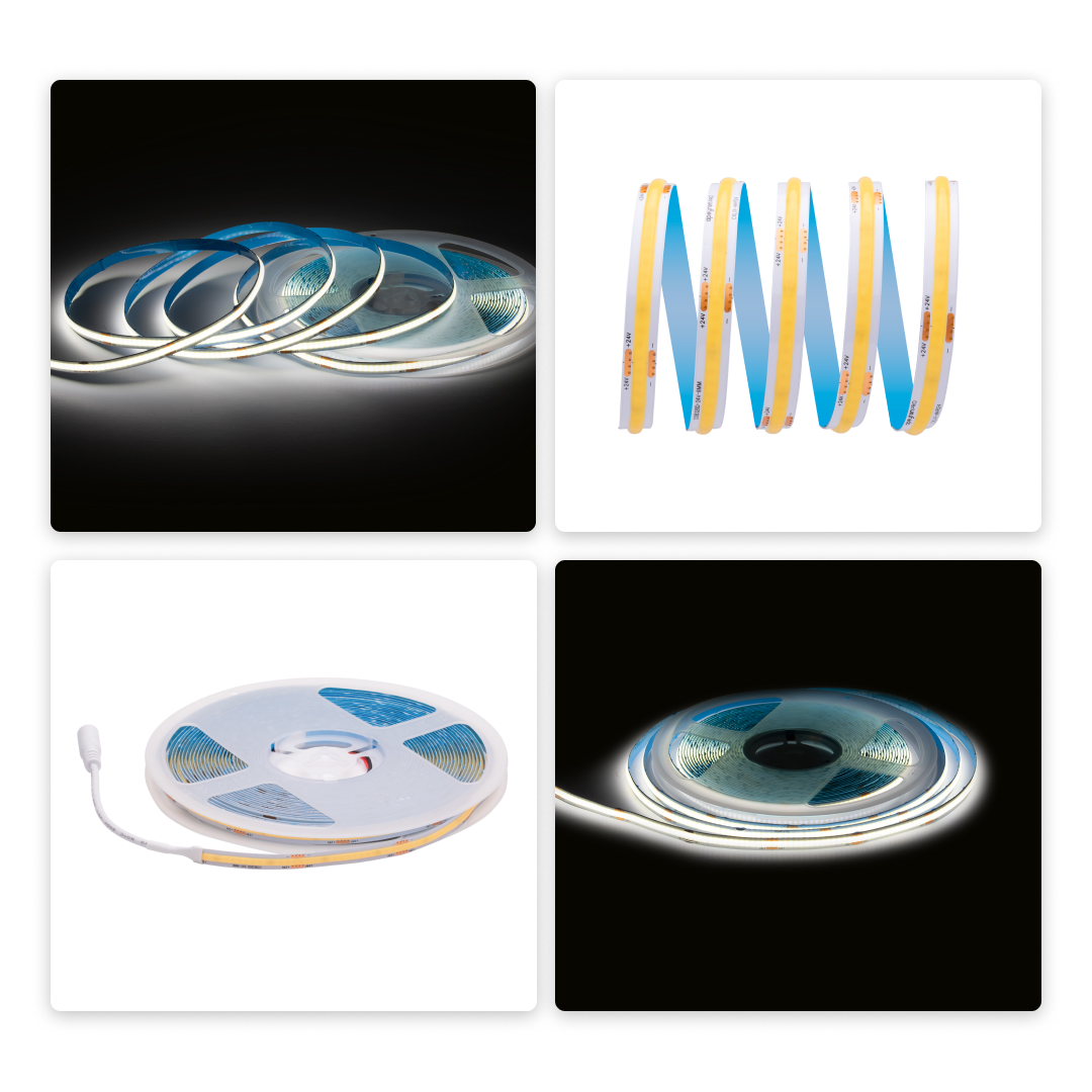 Светодиодная лента Apeyron 24В COB 12Вт/м 4000К 10м IP20 00-385