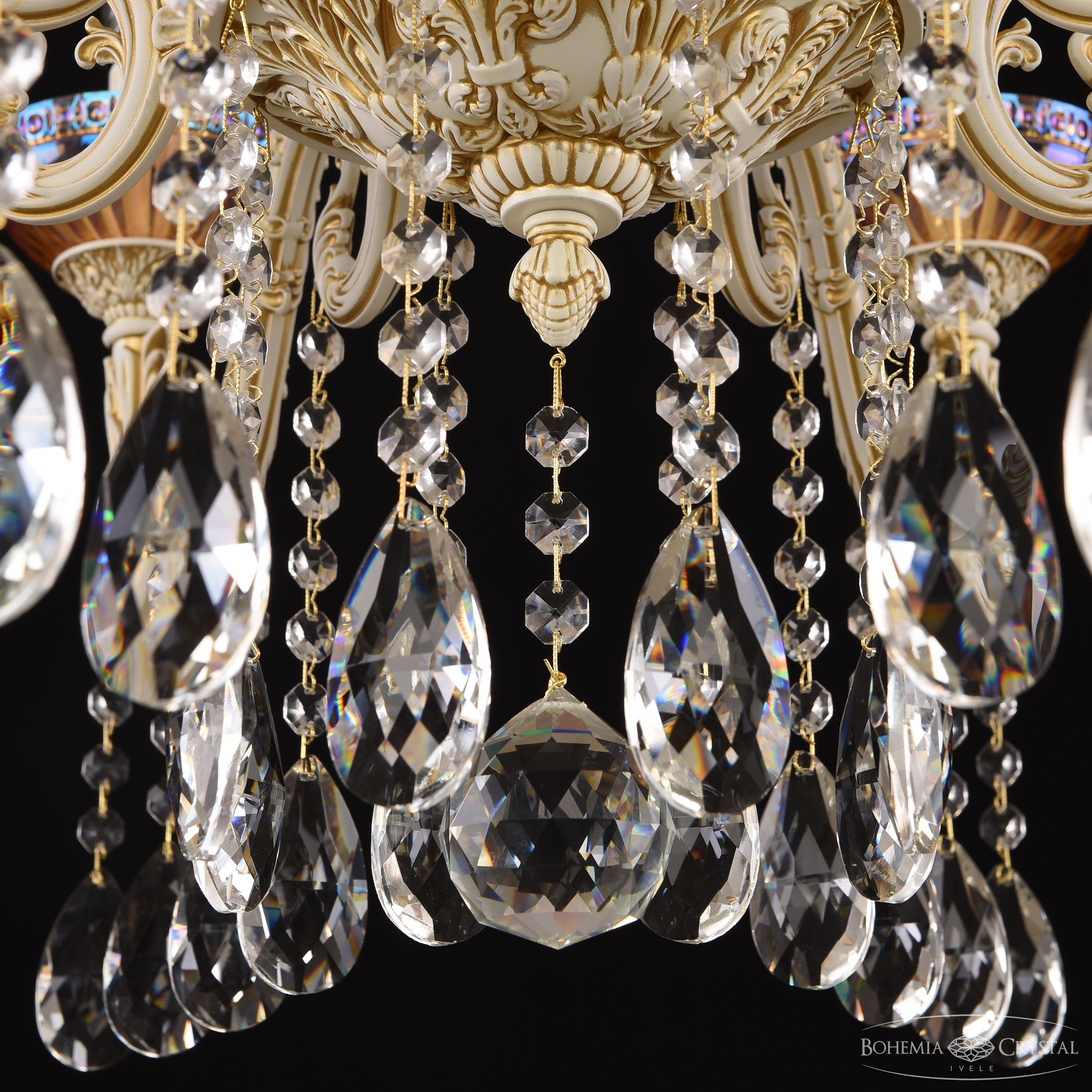 Подвесная люстра Bohemia Ivele Crystal AL79101/8/250 A WMG P Shampan/M-1G
