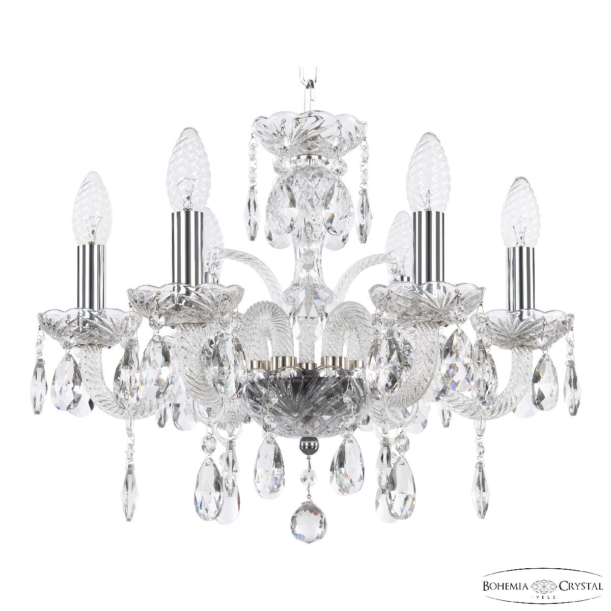 Подвесная люстра Bohemia Ivele Crystal 118/6/141 Ni