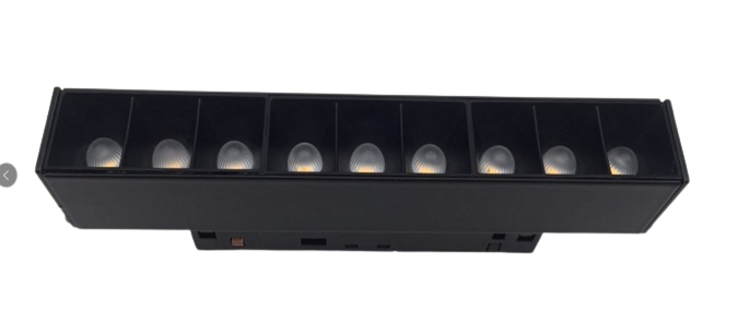 Трековый магнитный светильник Elvan PJ-2003-12W-WW-BK