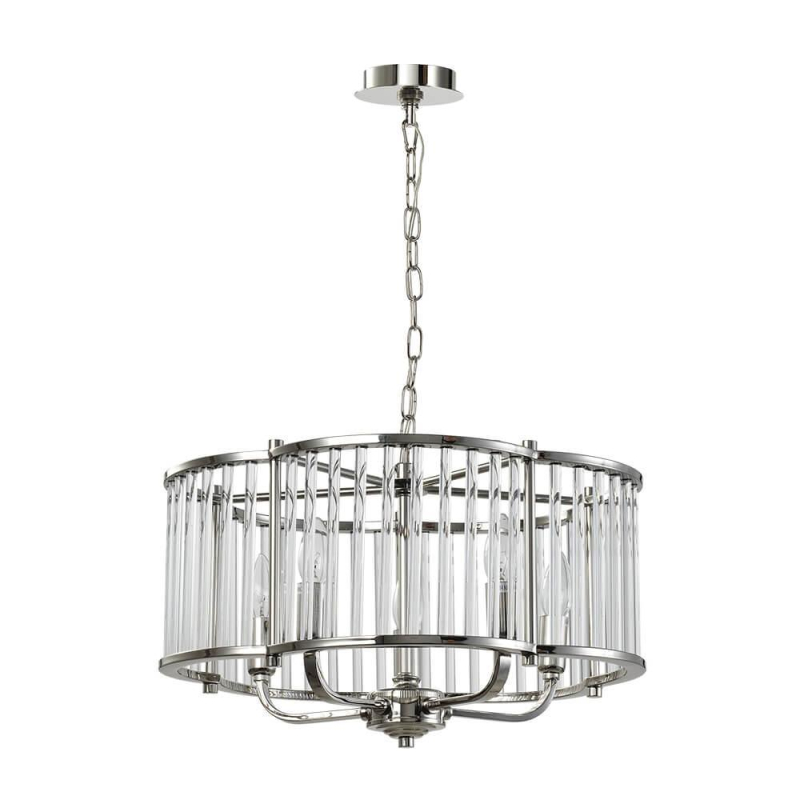Подвесная люстра Lumien Hall Мартино LH3038/5P-B-NK-CL