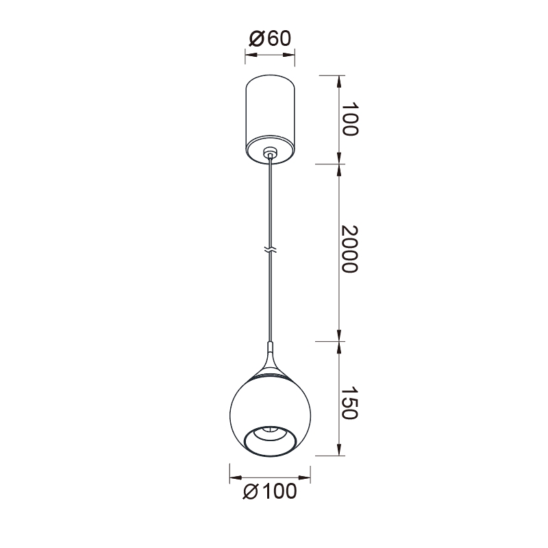 Подвесной светильник Mantra Drop 8891