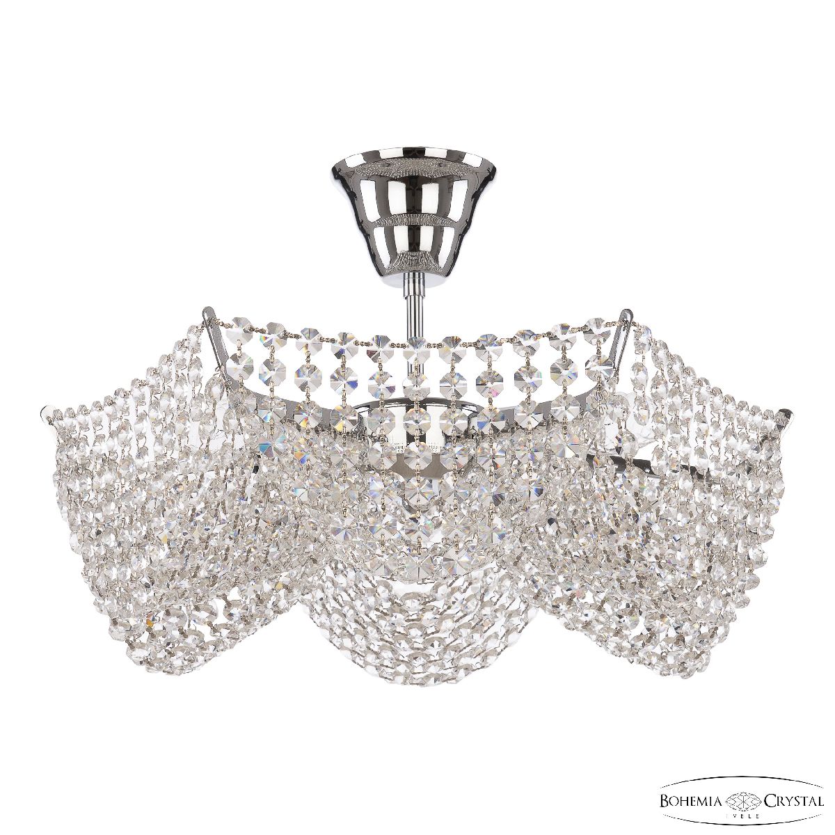 Потолочная люстра Bohemia Ivele Crystal 778/42 Ni