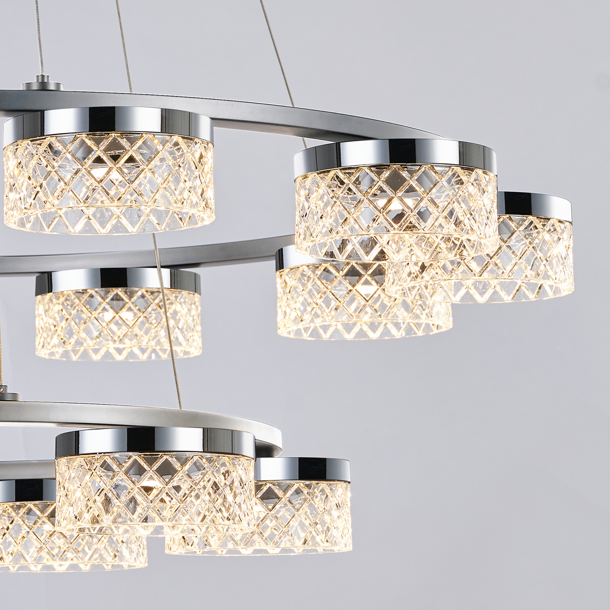 Подвесная люстра Delight Collection MD21020075 MD21020075-16B chrome