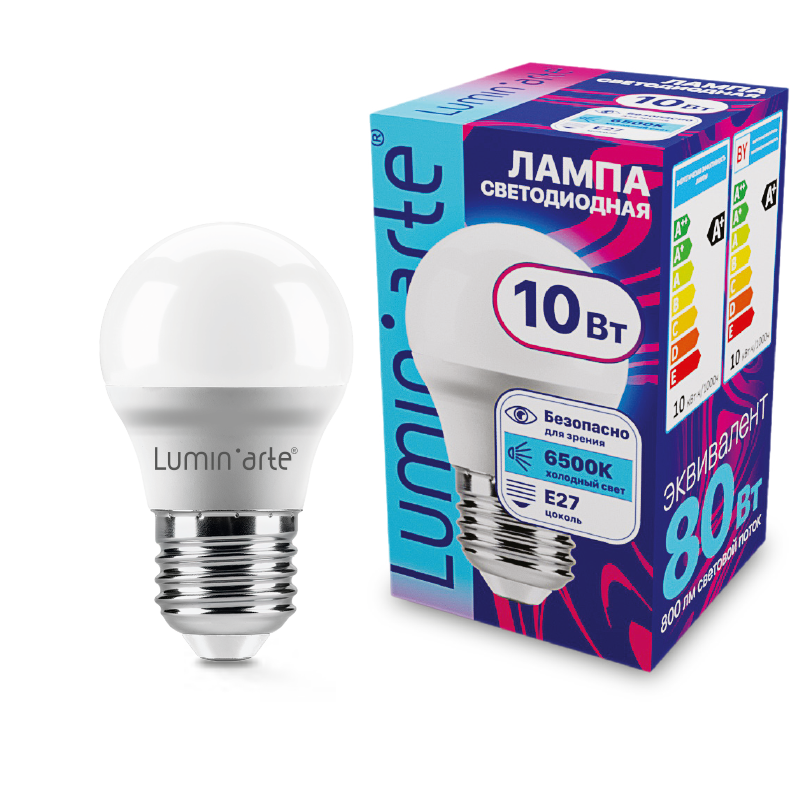 Светодиодная лампа Lumin'arte LSTD-G45-10W6KE27