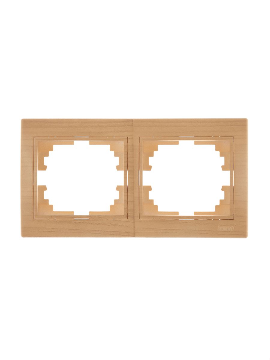 Рамка 2-местная горизонтальная Lezard Mira 701-4700-147