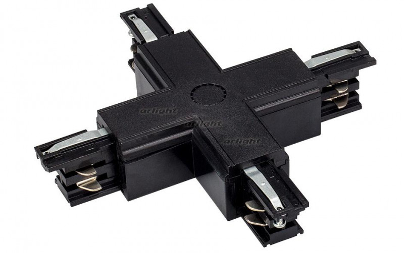 Коннектор Х-образный Arlight LGD-4TR black 018174