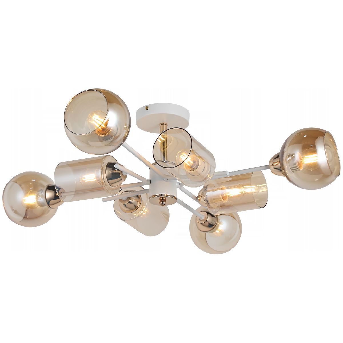 Люстра на штанге Illumico IL8243-8COU-79 WH GD