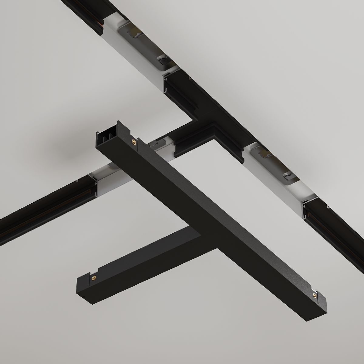 Т-образный коннектор встраиваемый Maytoni Basity TRA172CT-12B