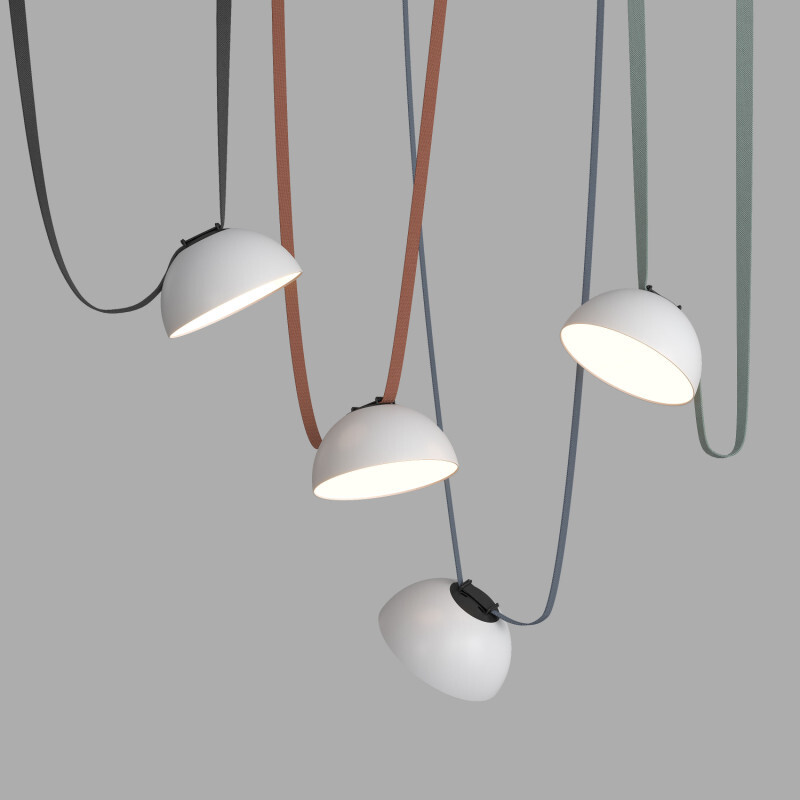 Трековый однофазный светильник Denkirs Belty flow DK5660-WH+BK