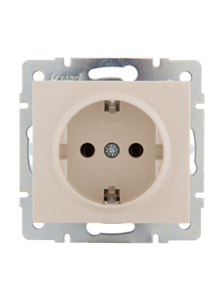 Розетка с/з Lezard Rain 703-0388-122