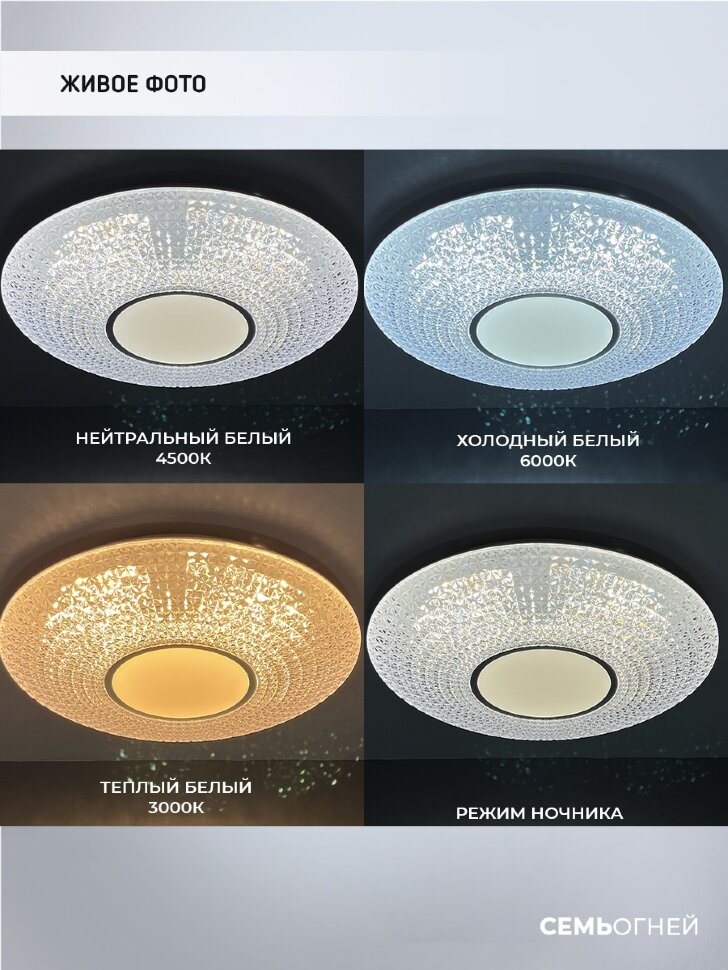 Потолочный светильник Seven Fires Рутендо 48836.50.90.77CL