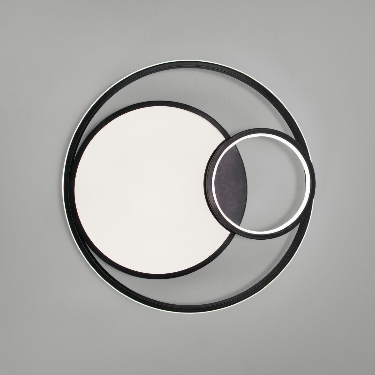 Потолочная люстра с пультом управления Eurosvet Jeremy 90254/1 черный a057128