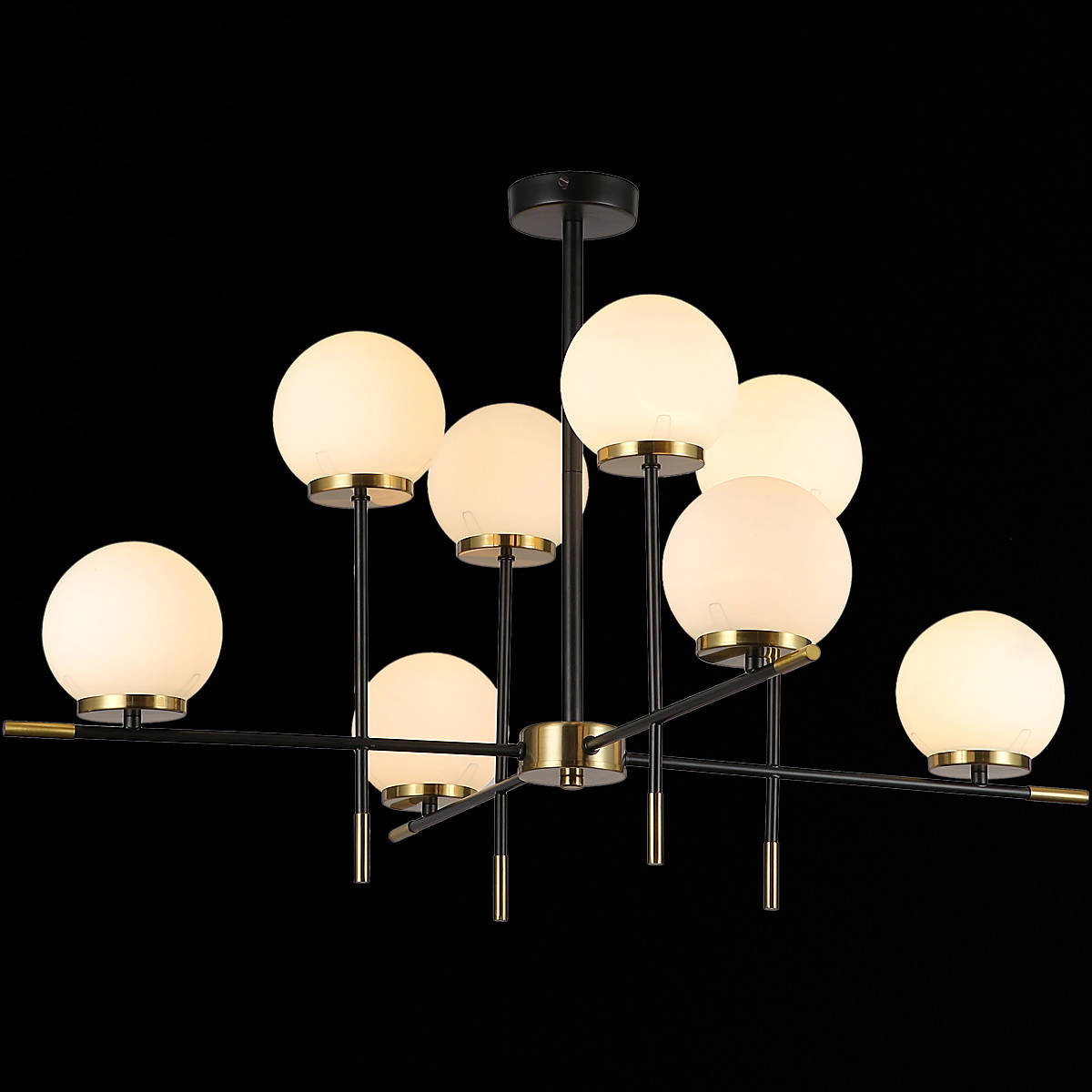 Люстра на штанге Illumico IL0059-8P-79 BK COP