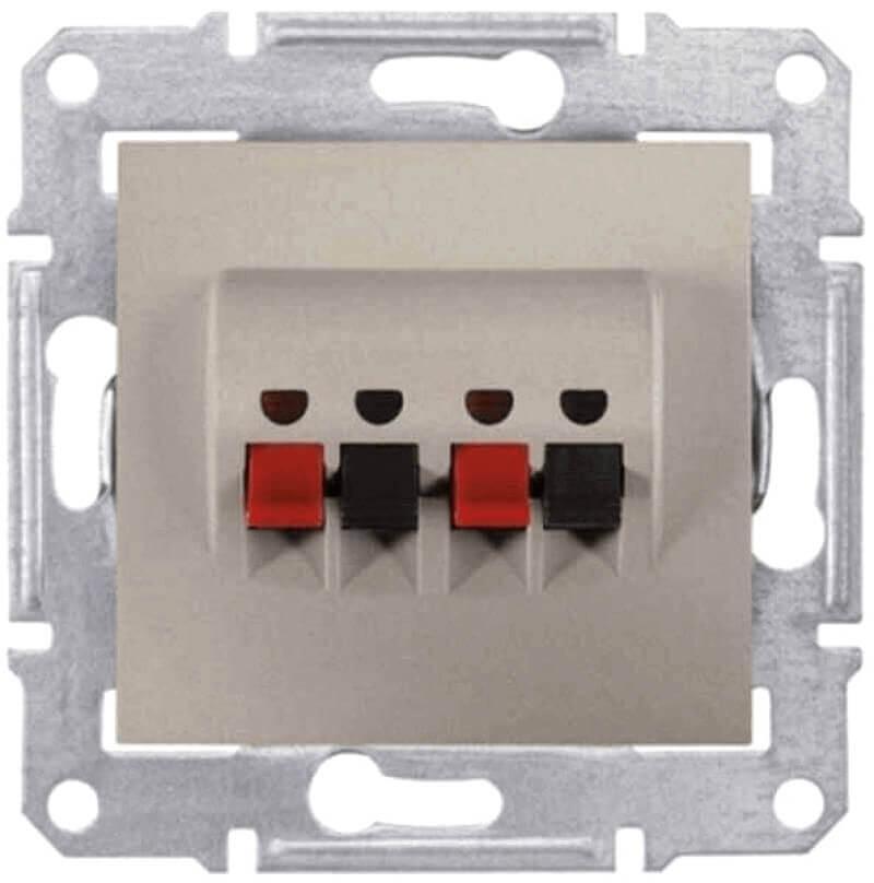 Аудиорозетка х2 Schneider Electric Sedna SDN5400168