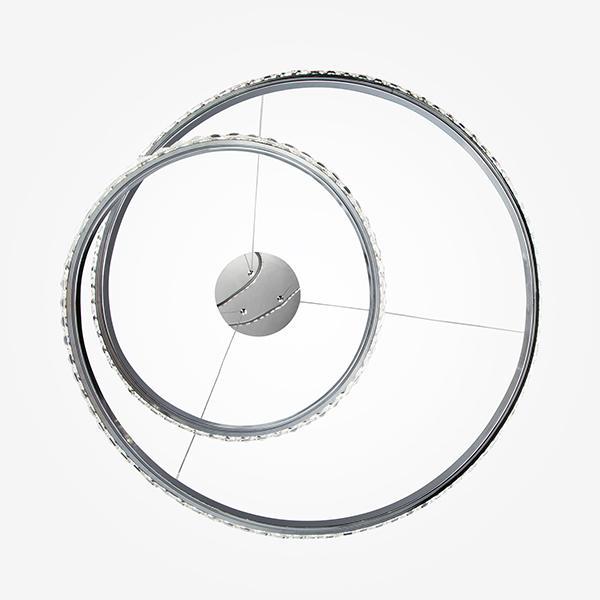 Подвесной светодиодный светильник Eurosvet 90062/2 хром