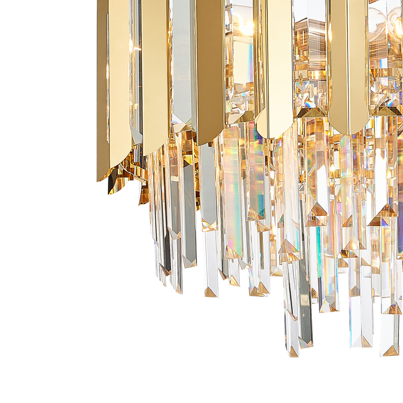 Подвесная люстра Natali Kovaltseva AMAZONE 81444/8C GOLD