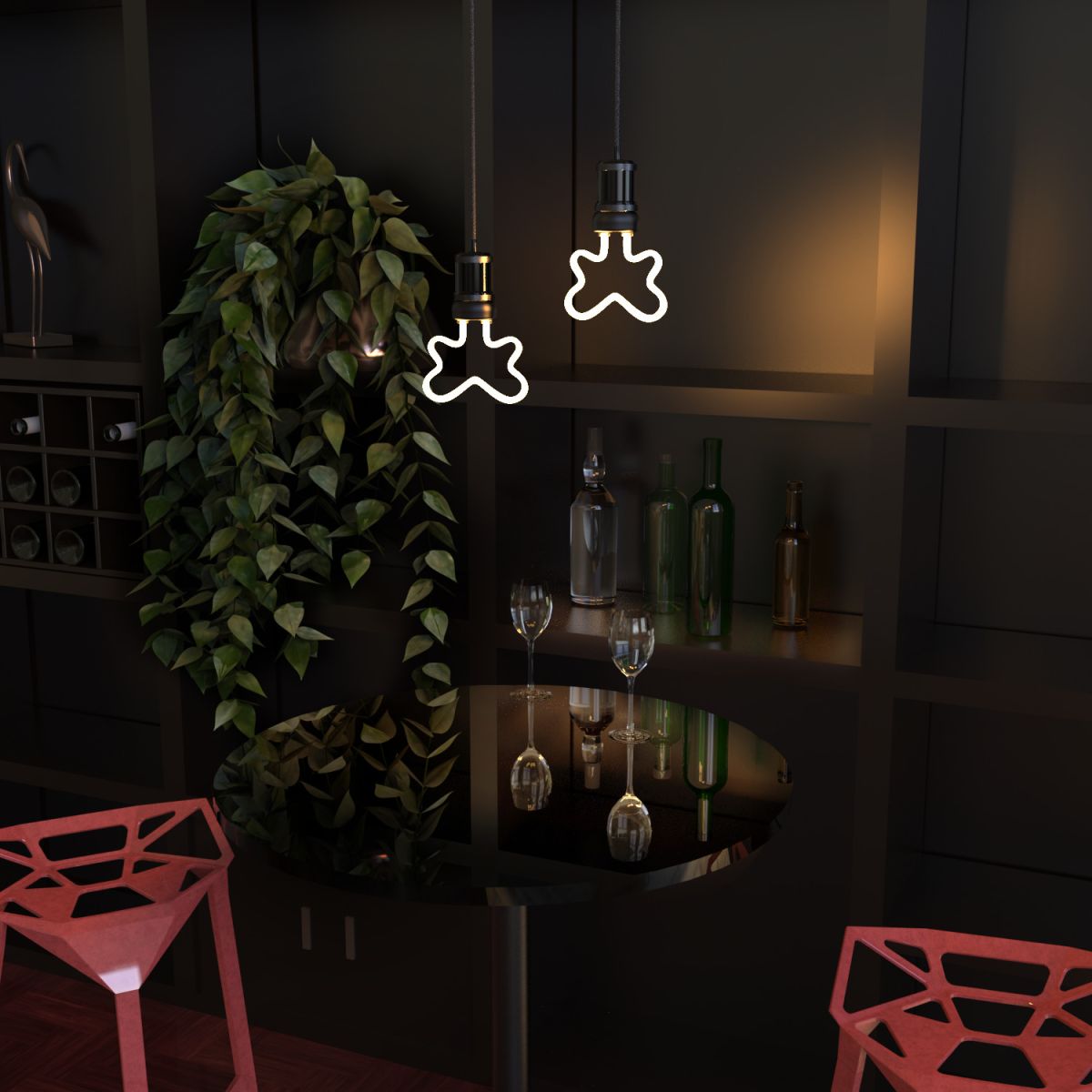 Светодиодная лампа Gauss Filament Artline Butterfly Е27 4W 2700К 1001802104