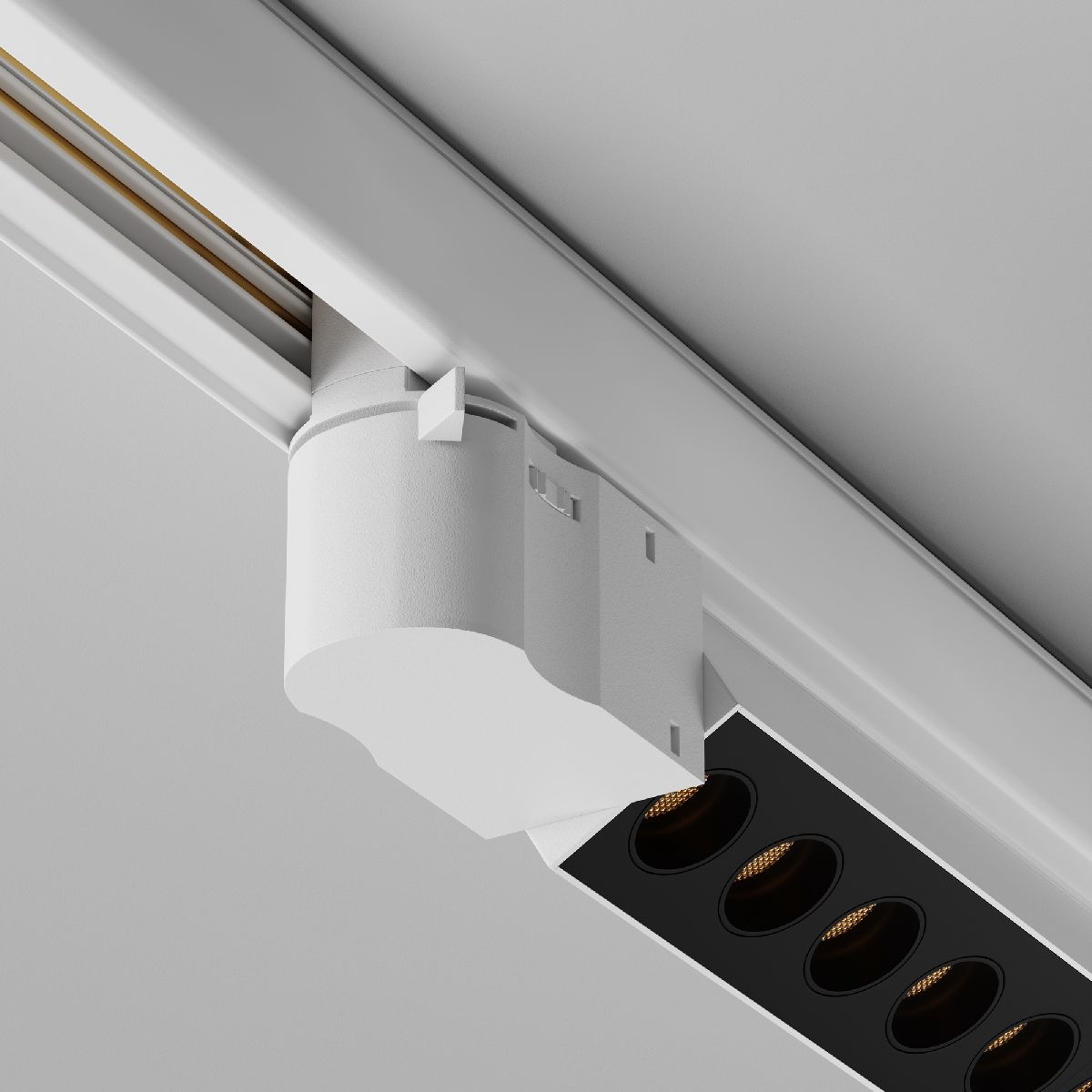 Трековый трехфазный светильник Maytoni Points TR195-3-20W2.7K-M-W