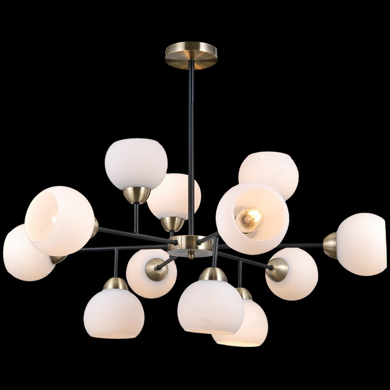 Люстра на штанге Illumico IL0440-12PSQ-79 AB BK