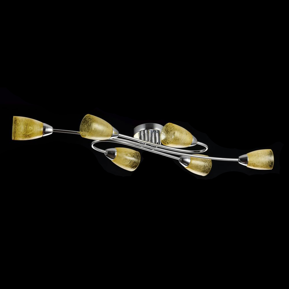 Потолочная люстра Freya Flash FR5104-CL-06-YE