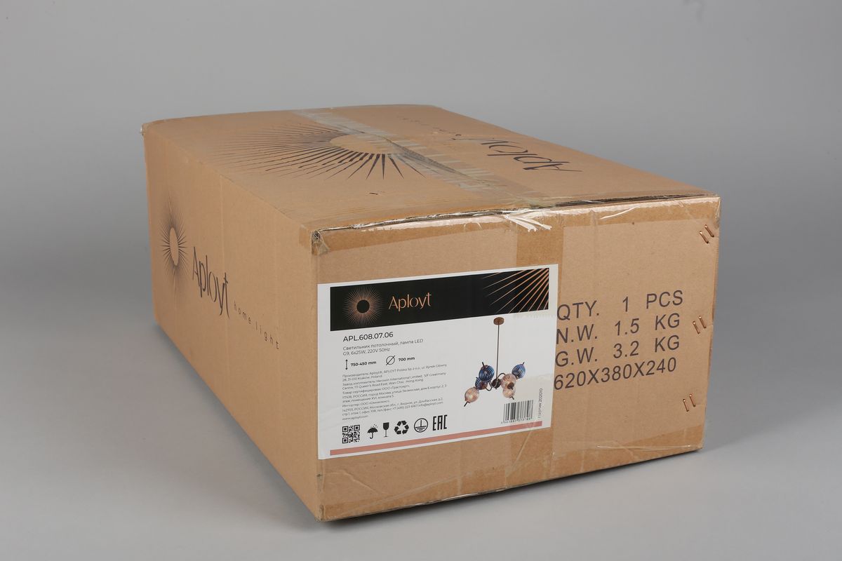 Подвесной светильник Aployt Zhizel APL.608.07.06