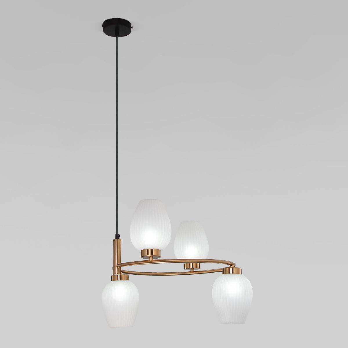 Подвесная люстра Eurosvet Alva 30183/4 латунь Smart a064682